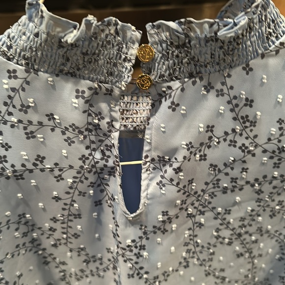 Draper James Swiss Dot Blue Shift Dress. Size XL - Picture 4 of 6